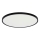 Fulgur 42366 - Φωτιστικό οροφής LED NOMY LED/50W/230V 3000/4000/6000K IP40 διάμετρος 60 cm μαύρο