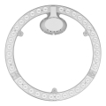 Fulgur s-28865 - Μαγνητική μονάδα LED/36W/230V 3000K, διάμ. 23 εκ.