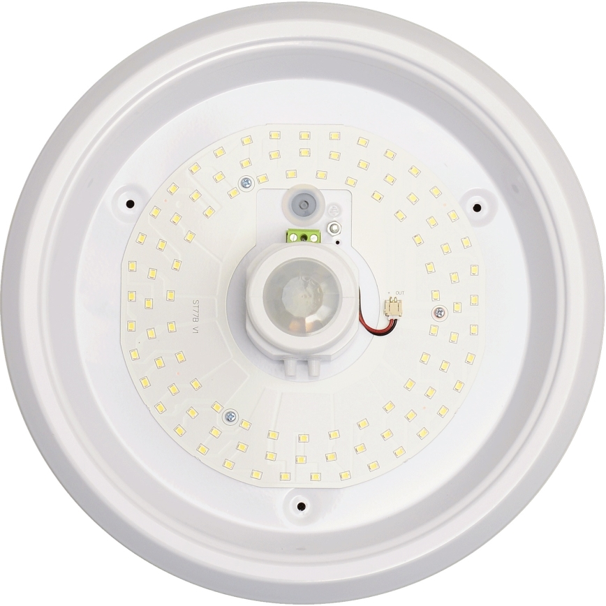 Fulgur s-39669 - Φωτιστικό οροφής LED με αισθητήρα κίνησης και λυκόφωτος DARINA LED/16W/230V διάμ. 29 cm