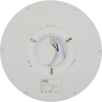 Fulgur s-42584 - Φωτιστικό οροφής LED με αισθητήρα κίνησης NOMY-S LED/18W/230V 3000/4000/6000K IP40 διάμετρος 23 cm λευκό