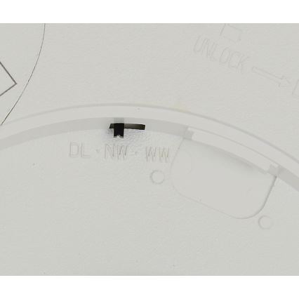 Fulgur s-42584 - Φωτιστικό οροφής LED με αισθητήρα κίνησης NOMY-S LED/18W/230V 3000/4000/6000K IP40 διάμετρος 23 cm λευκό