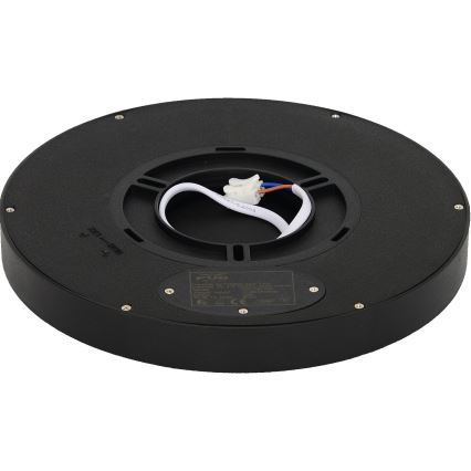 Fulgur s-42585 - Φωτιστικό οροφής LED με αισθητήρα κίνησης NOMY-S LED/18W/230V 3000/4000/6000K IP40 διάμετρος 23 cm μαύρο