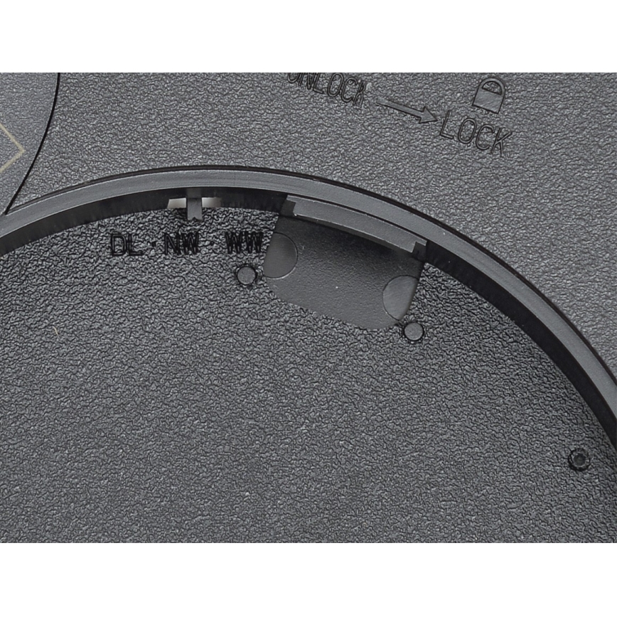 Fulgur s-42585 - Φωτιστικό οροφής LED με αισθητήρα κίνησης NOMY-S LED/18W/230V 3000/4000/6000K IP40 διάμετρος 23 cm μαύρο