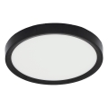 Fulgur s-42585 - Φωτιστικό οροφής LED με αισθητήρα κίνησης NOMY-S LED/18W/230V 3000/4000/6000K IP40 διάμετρος 23 cm μαύρο