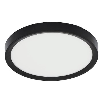 Fulgur s-42585 - Φωτιστικό οροφής LED με αισθητήρα κίνησης NOMY-S LED/18W/230V 3000/4000/6000K IP40 διάμετρος 23 cm μαύρο