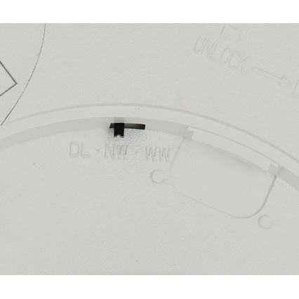 Fulgur s-42586 - Φωτιστικό οροφής LED με αισθητήρα κίνησης NOMY-S LED24W/230V 3000/4000/6000K IP40 διάμετρος 30 cm λευκό