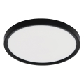 Fulgur s-42587 - Φωτιστικό οροφής LED με αισθητήρα κίνησης NOMY-S LED/24W/230V 3000/4000/6000K IP40 διάμετρος 30 cm μαύρο