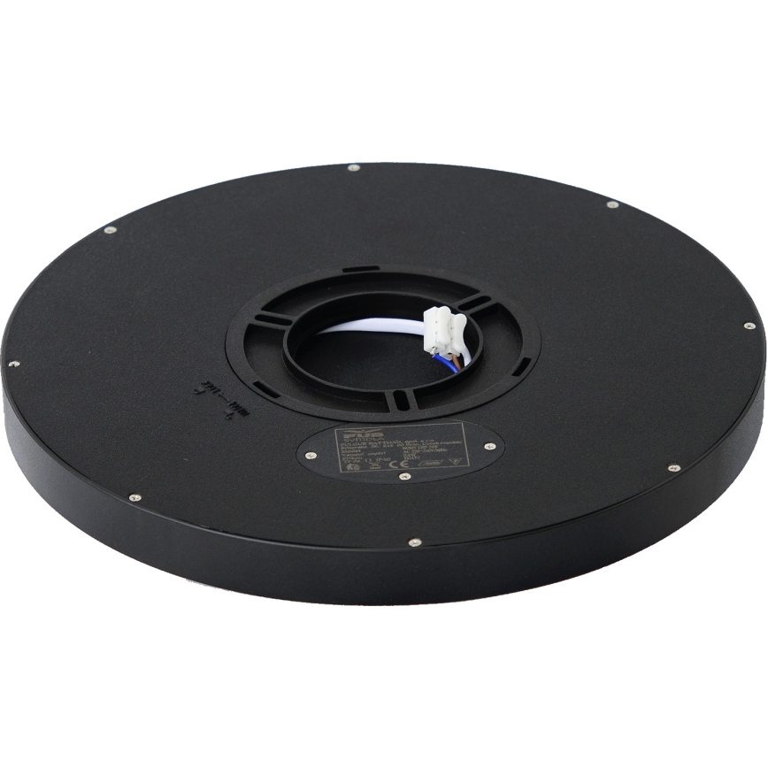 Fulgur s-42587 - Φωτιστικό οροφής LED με αισθητήρα κίνησης NOMY-S LED/24W/230V 3000/4000/6000K IP40 διάμετρος 30 cm μαύρο