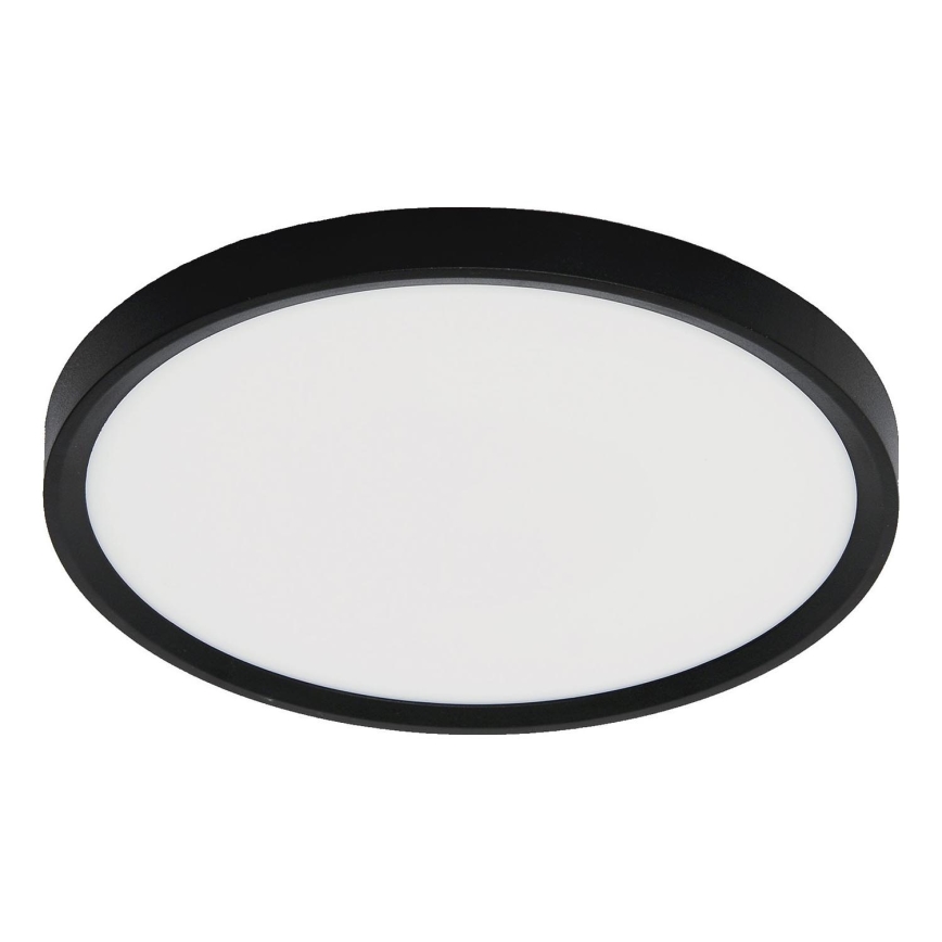 Fulgur s-42587 - Φωτιστικό οροφής LED με αισθητήρα κίνησης NOMY-S LED/24W/230V 3000/4000/6000K IP40 διάμετρος 30 cm μαύρο