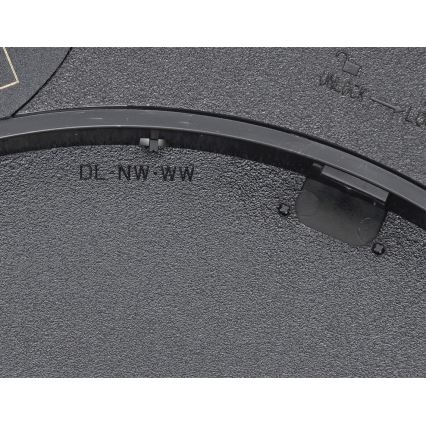 Fulgur s-42589 - Φωτιστικό οροφής LED με αισθητήρα κίνησης NOMY-S LED/32W/230V 3000/4000/6000K IP40 διάμετρος 40 cm μαύρο