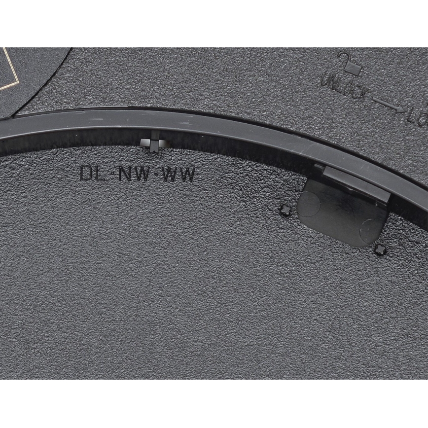 Fulgur s-42589 - Φωτιστικό οροφής LED με αισθητήρα κίνησης NOMY-S LED/32W/230V 3000/4000/6000K IP40 διάμετρος 40 cm μαύρο