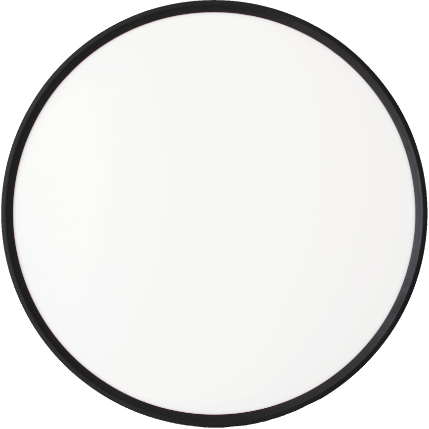 Fulgur s-42591 - Φωτιστικό οροφής LED με αισθητήρα κίνησης NOMY-S LED/40W/230V 3000/4000/6000K IP40 διάμετρος 50 cm μαύρο