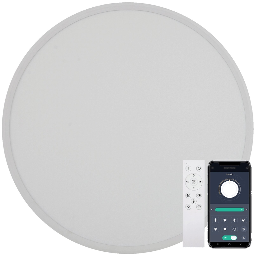 Fulgur s-43039 - Ρυθμιζόμενο LED φωτιστικό οροφής NOMY-RC LED/40W/230V 3000/4000/6500K Ø 50 cm IP40 λευκό + τηλεχειριστήριο