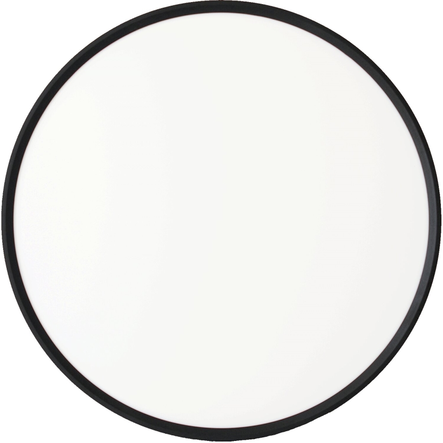 Fulgur s-43040 - Ρυθμιζόμενο LED φωτιστικό οροφής NOMY-RC LED/40W/230V 3000/4000/6500K διάμ. 50 cm IP40 μαύρο + τηλεχειριστήριο