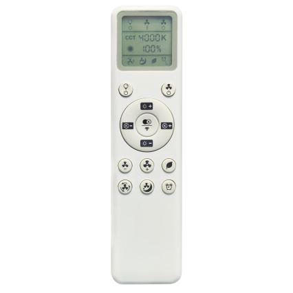 Fulgur s-43048 - Ανεμιστήρας οροφής THORA με ρυθμιζόμενο φωτισμό LED/50W/230V 2700-5000K λευκό + τηλεχειριστήριο