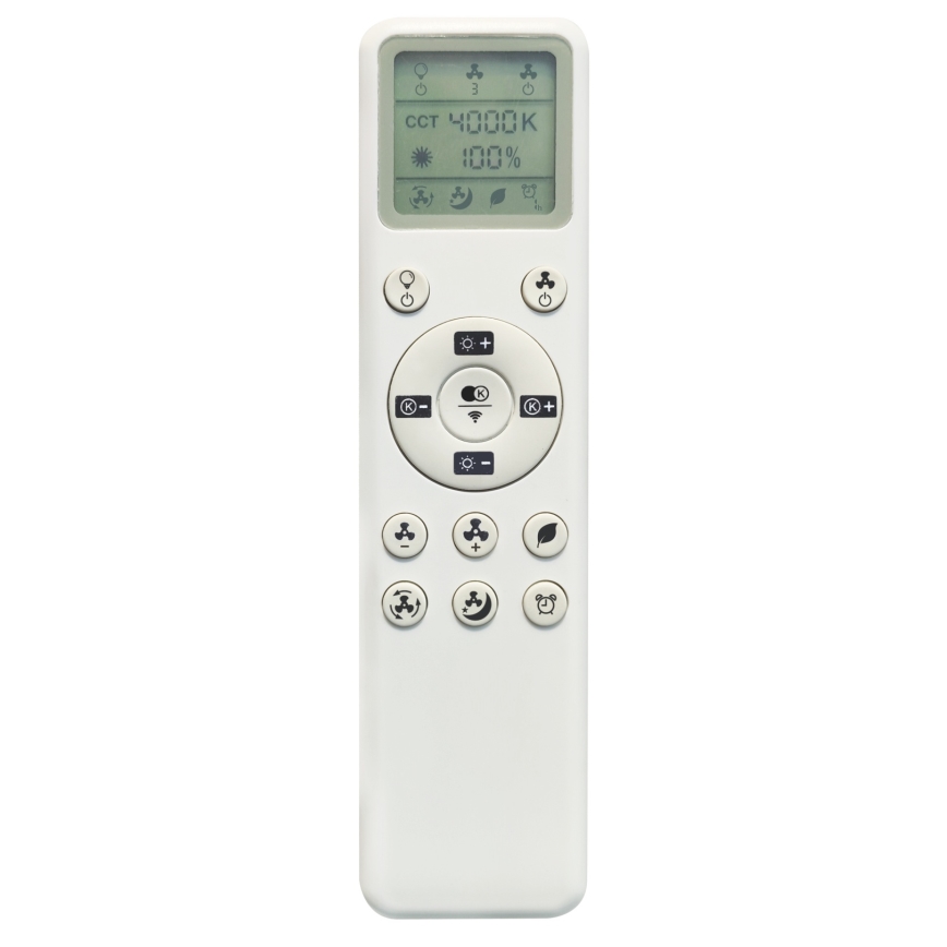 Fulgur s-43048 - Ανεμιστήρας οροφής THORA με ρυθμιζόμενο φωτισμό LED/50W/230V 2700-5000K λευκό + τηλεχειριστήριο