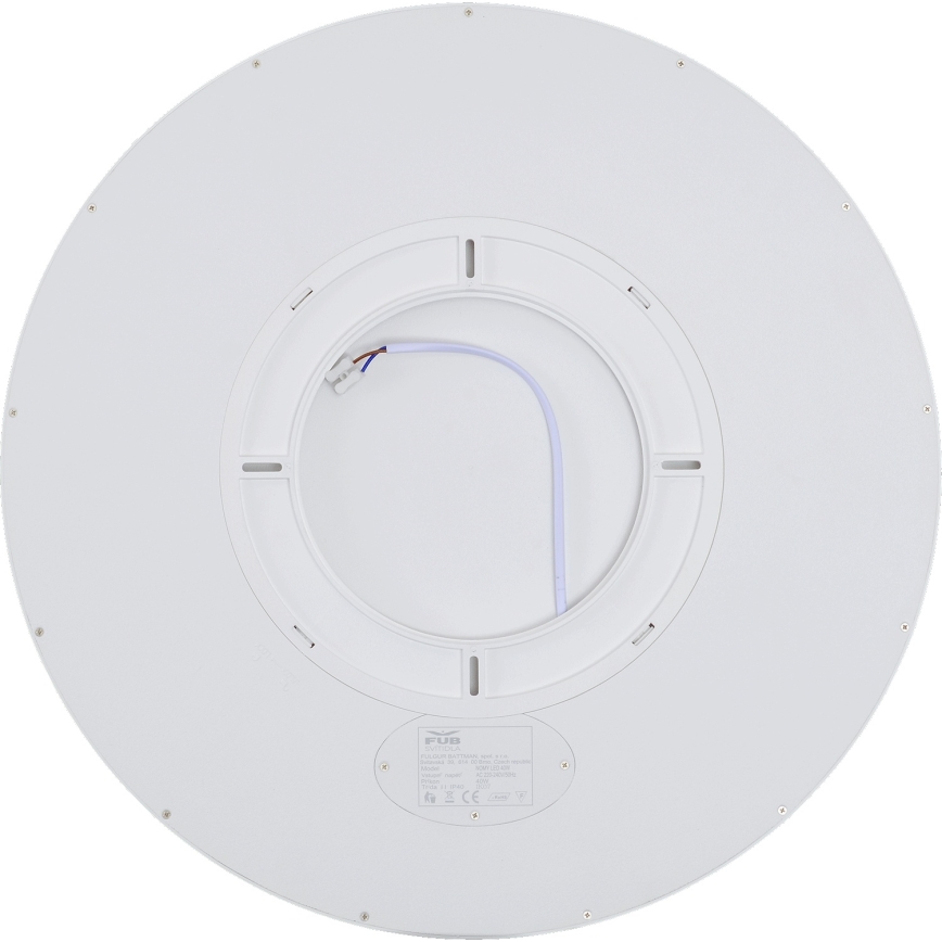 Fulgur s-43056 - Ρυθμιζόμενο φωτιστικό οροφής LED NOMY LED/40W/230V 3000-6500K Ø 50 cm UGR19 IP40 Wi-Fi λευκό + τηλεχειριστήριο