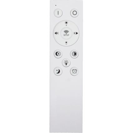 Fulgur s-43056 - Ρυθμιζόμενο φωτιστικό οροφής LED NOMY LED/40W/230V 3000-6500K Ø 50 cm UGR19 IP40 Wi-Fi λευκό + τηλεχειριστήριο