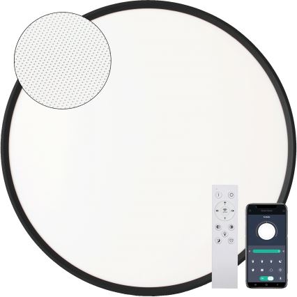 Fulgur s-43057 - Ρυθμιζόμενο φωτιστικό οροφής LED NOMY LED/40W/230V 3000-6500K Ø 50 cm UGR19 IP40 Wi-Fi μαύρο + τηλεχειριστήριο