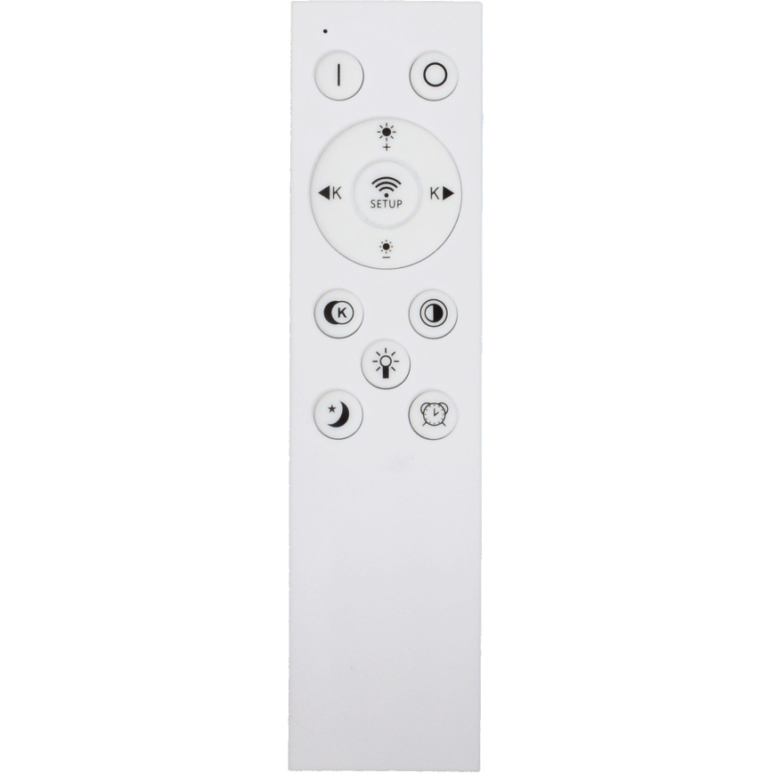 Fulgur s-43057 - Ρυθμιζόμενο φωτιστικό οροφής LED NOMY LED/40W/230V 3000-6500K Ø 50 cm UGR19 IP40 Wi-Fi μαύρο + τηλεχειριστήριο