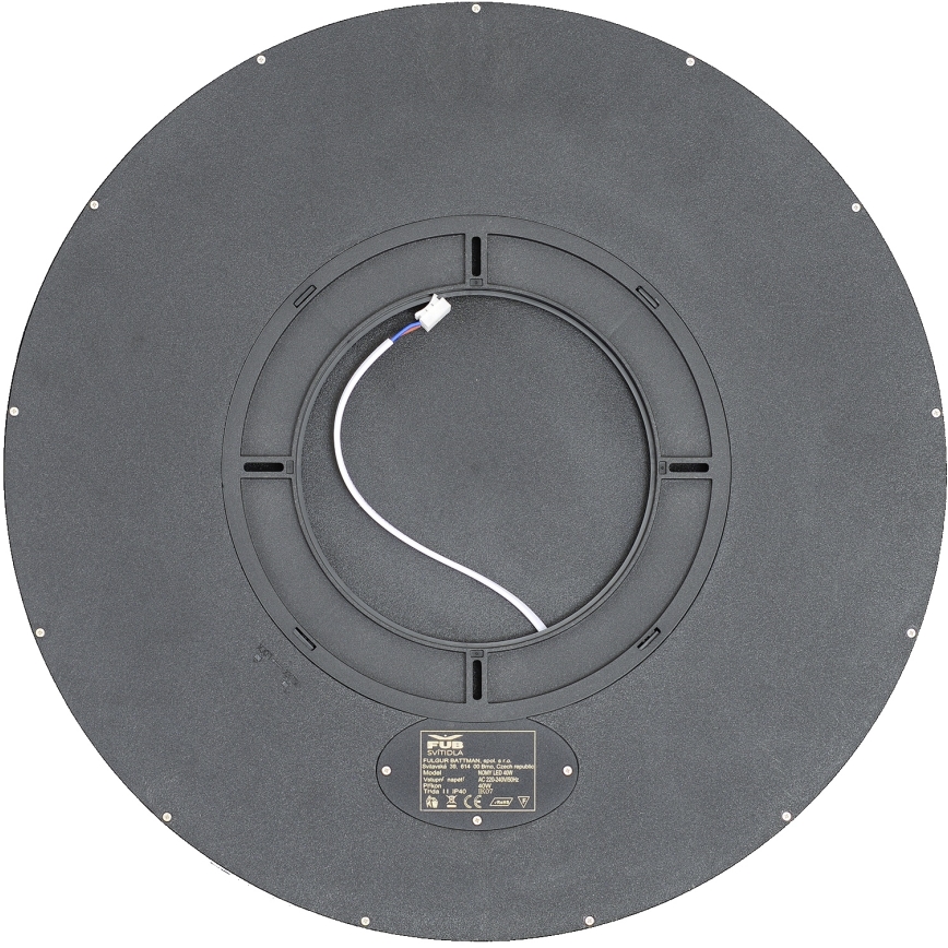 Fulgur s-43059 - Ρυθμιζόμενο LED φωτιστικό οροφής NOMY LED/50W/230V 3000-6500K Ø 60 cm UGR19 IP40 Wi-Fi μαύρο + τηλεχειριστήριο