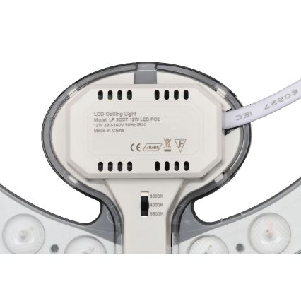 Fulgur s-43088 - Μαγνητική μονάδα LED/12W/230V 3000/4000/6500K Ø 19,3 cm
