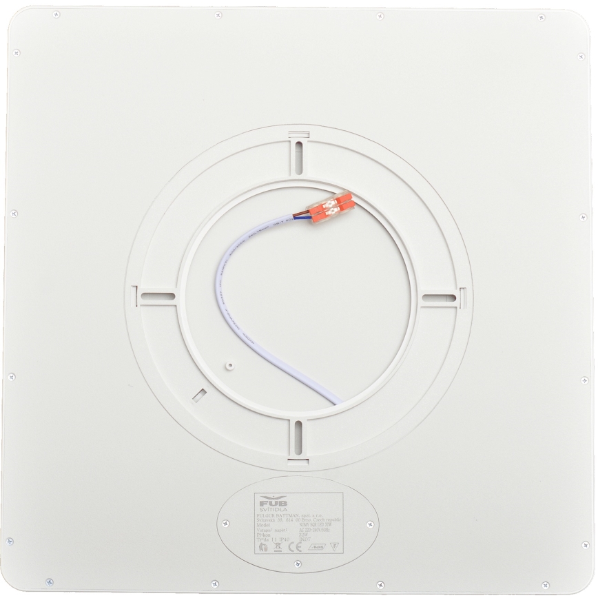 Fulgur s-43104 - Φωτιστικό οροφής LED NOMY LED/32W/230V 3000/4000/6500K IP40 40x40 cm λευκό