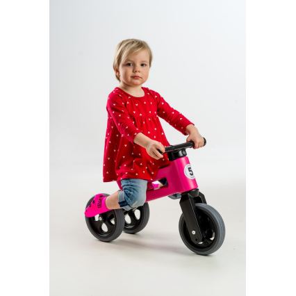 Funny Wheels - Ισορροπιστικό 2-σε-1 RIDER SPORT ροζ/μαύρο