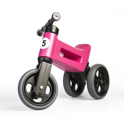 Funny Wheels - Ισορροπιστικό 2-σε-1 RIDER SPORT ροζ/μαύρο