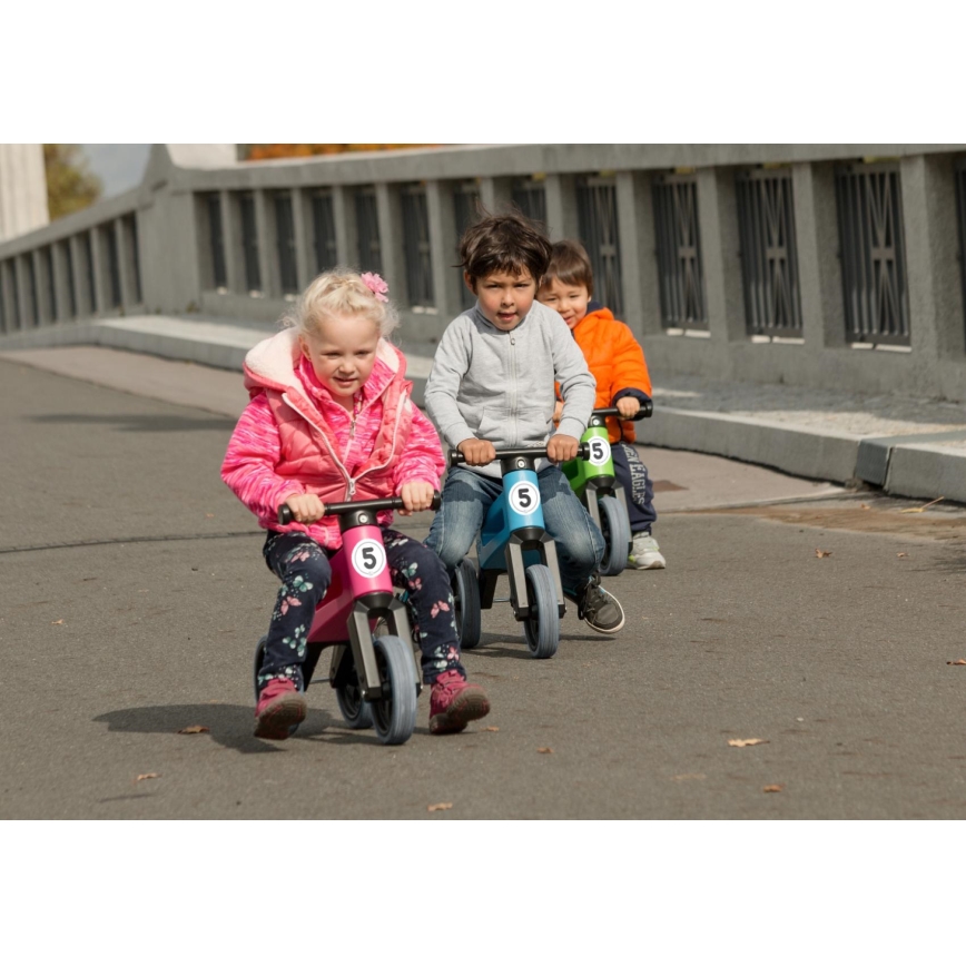 Funny Wheels - Ισορροπιστικό ποδήλατο 2 σε 1 RIDER SPORT μπλε/μαύρο