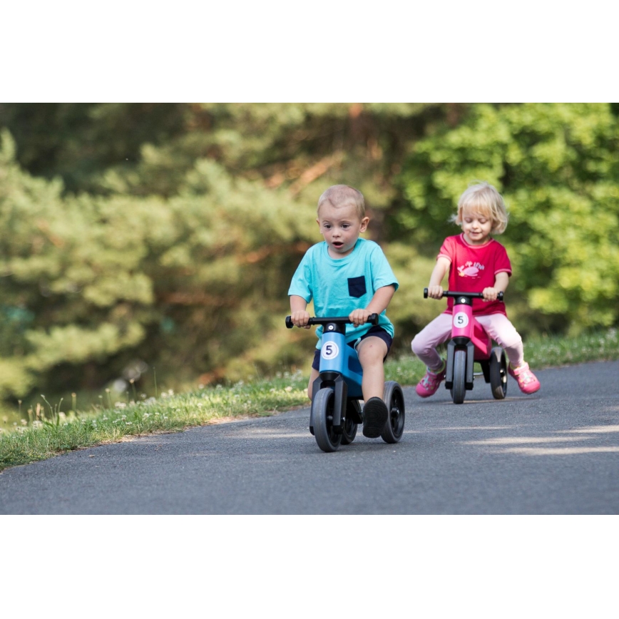 Funny Wheels - Ισορροπιστικό ποδήλατο 2 σε 1 RIDER SPORT μπλε/μαύρο