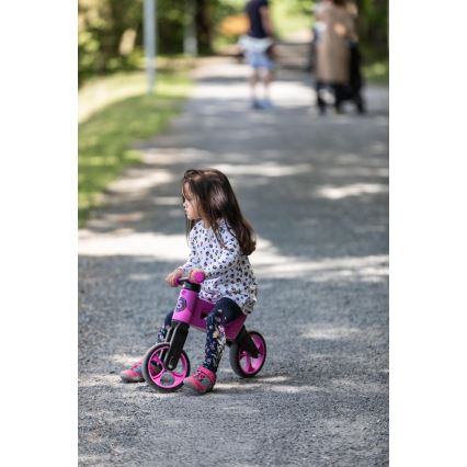 Funny Wheels - Ισορροπιστικό ποδήλατο 2-σε-1 RIDER SUPER SPORT ροζ/μαύρο