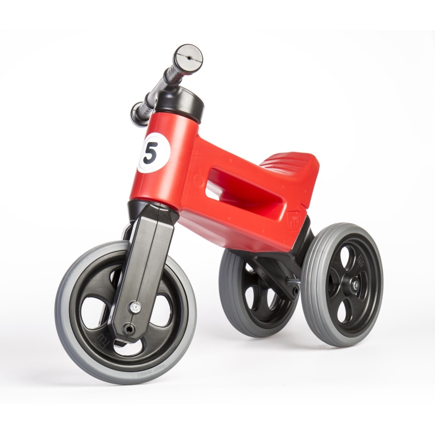 Funny Wheels - Ποδήλατο ισορροπίας 2 σε 1 RIDER SPORT κόκκινο/μαύρο
