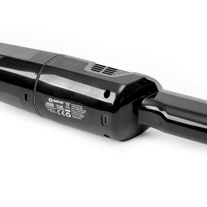 Φορητή επαναφορτιζόμενη ηλεκτρική σκούπα αυτοκινήτου 75W/2800 mAh μαύρη