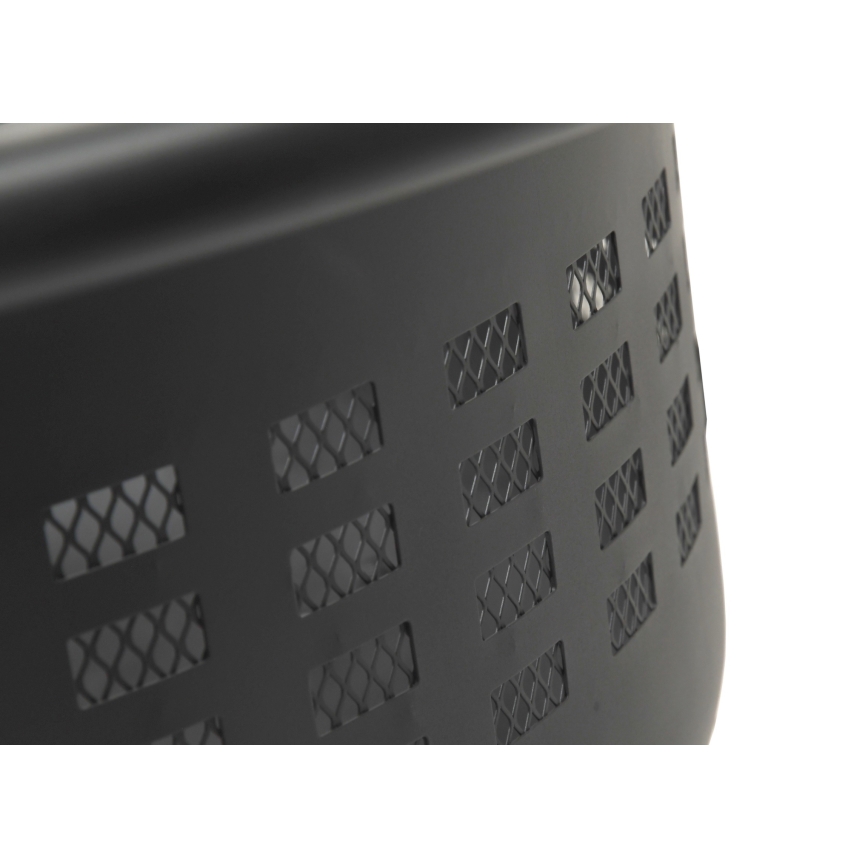 Φορητή εστία φωτιάς/ τζάκι με σχάρα μαύρο