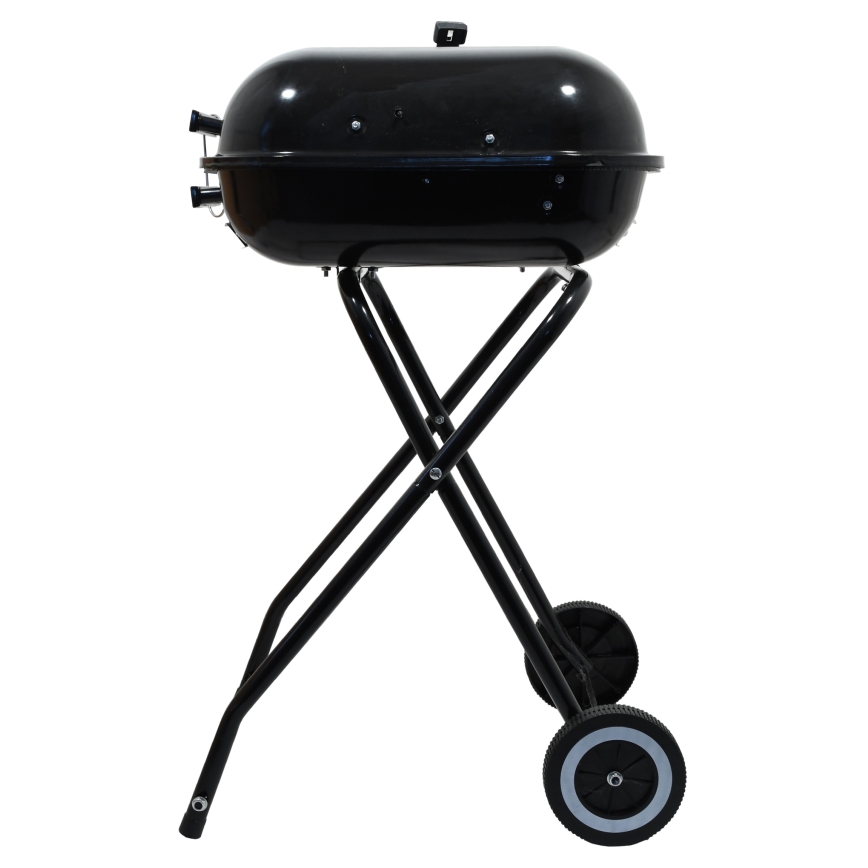 Φορητή ψησταριά κάρβουνου μαύρη
