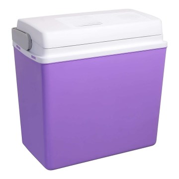 Φορητό ψυγείο 23 l 55W/12V/230V μωβ/λευκό