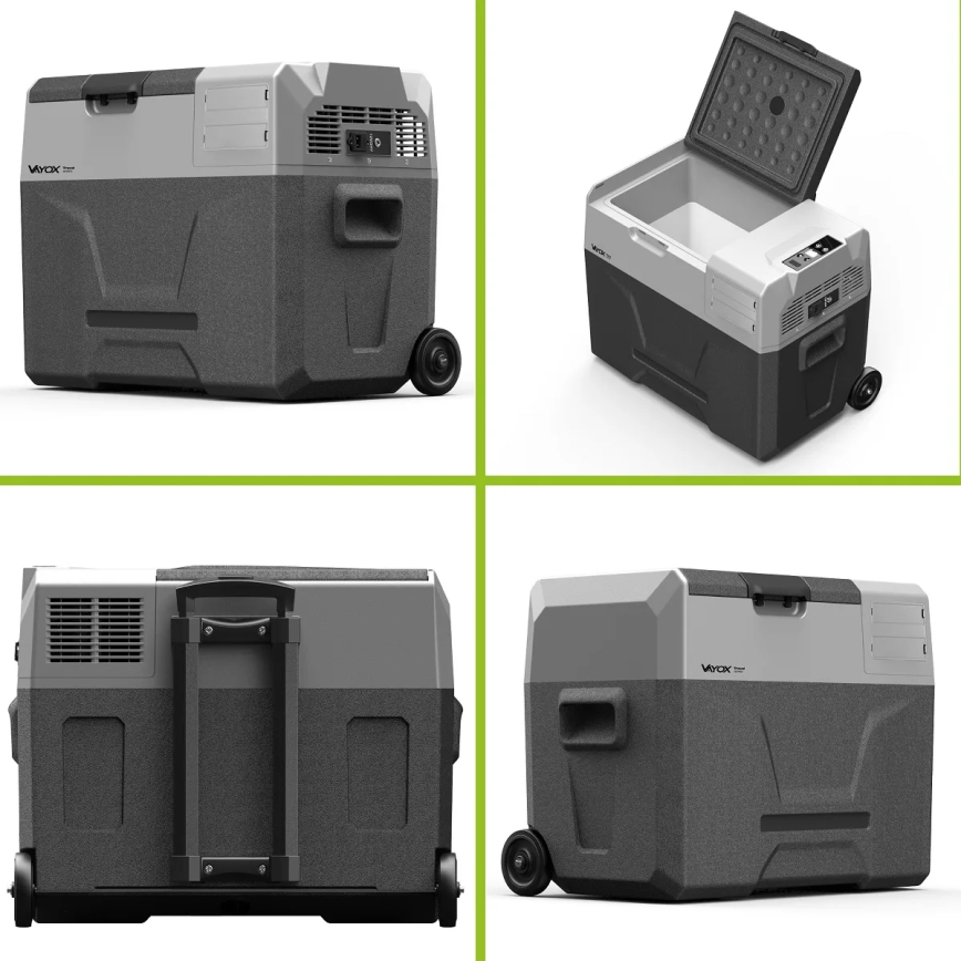 Φορητό ψυγείο αυτοκινήτου με οθόνη LCD 40 l 230V/12V/24V μαύρο