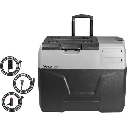 Φορητό ψυγείο αυτοκινήτου με οθόνη LCD 40 l 230V/12V/24V μαύρο