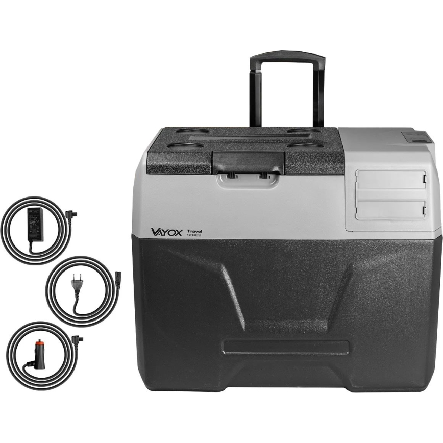 Φορητό ψυγείο αυτοκινήτου με οθόνη LCD 40 l 230V/12V/24V μαύρο