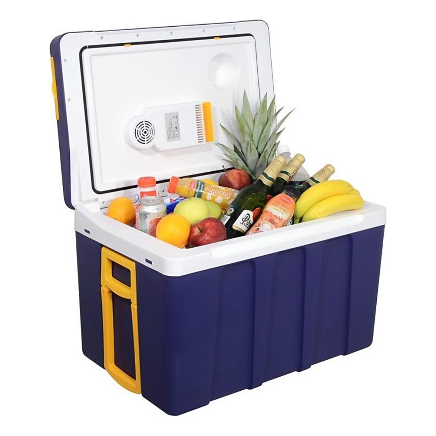 Φορητό ψυγείο με ρόδες 60W/230/12V 50 l μπλε/κίτρινο
