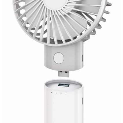 Φορητός ανεμιστήρας με powerbank 4000 mAh/3,7V microUSB