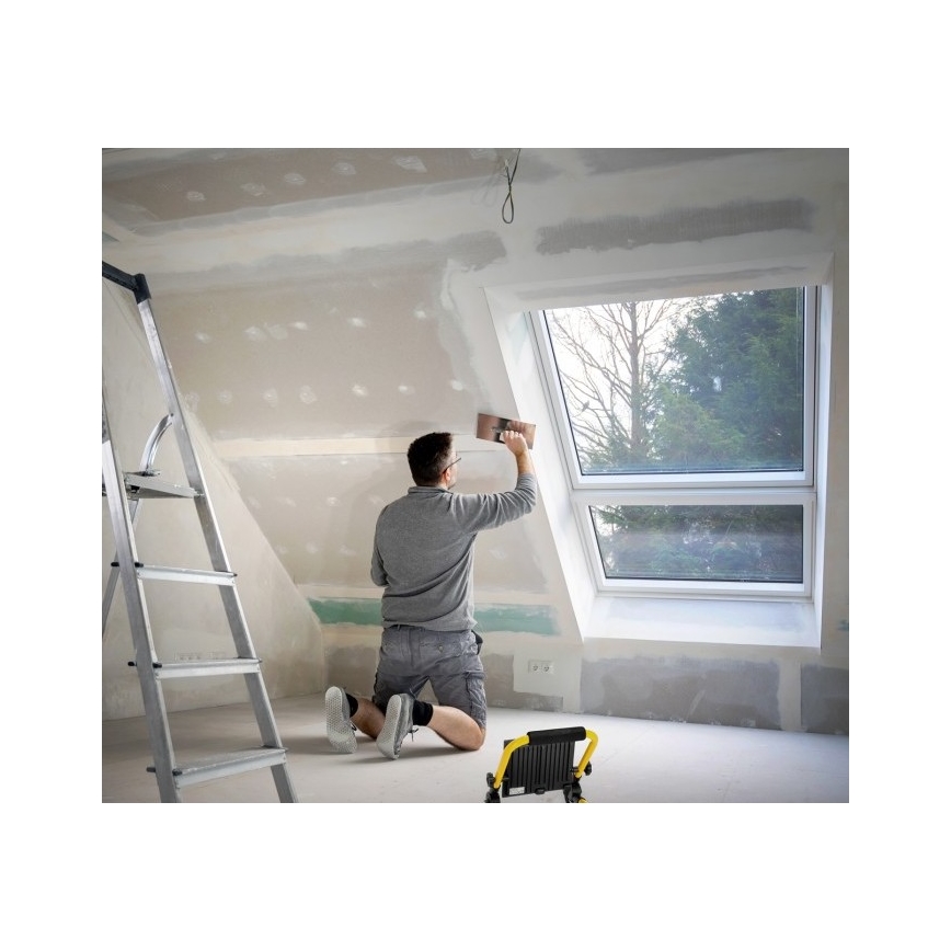 Φορητός προβολέας LED TIGRA LED/100W/4000K IP54 μαύρο/κίτρινο