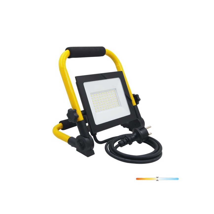 Φορητός προβολέας LED TIGRA LED/50W/4000K IP54 μαύρο/κίτρινο