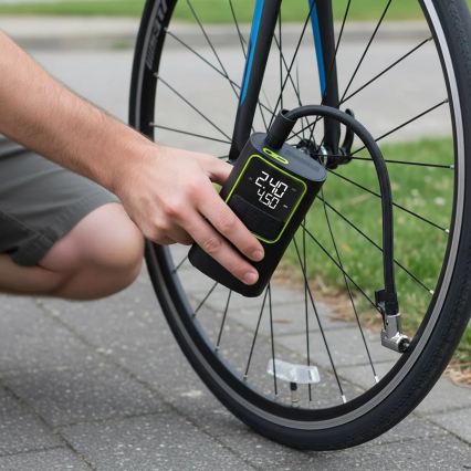 Φορητός ψηφιακός συμπιεστής 5V 4000 mAh, μαύρος