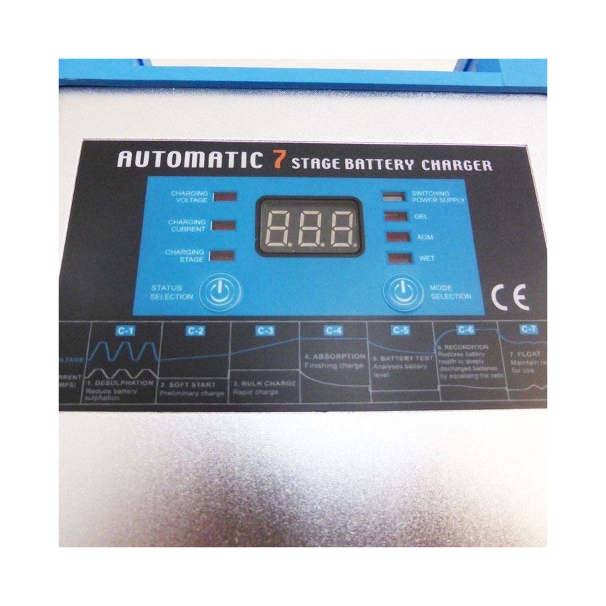 Φορτιστής μπαταριών 7 σταδίων 12/230V