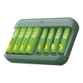 Φορτιστής μπαταριών GP Charge & save 4×AA/AAA 1300 mAh/650 mAh 5V