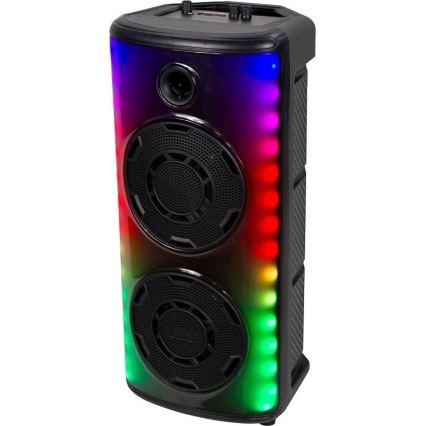 Φορτιζόμενο ηχείο LED RGB με μικρόφωνο 600W/2400 mAh + τηλεχειριστήριο