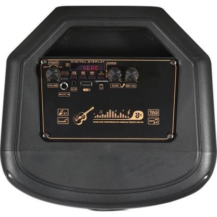 Φορτιζόμενο ηχείο LED RGB με μικρόφωνο 600W/2400 mAh + τηλεχειριστήριο