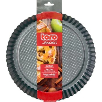 Φόρμα για τάρτα TORO 28 εκ. μαύρη